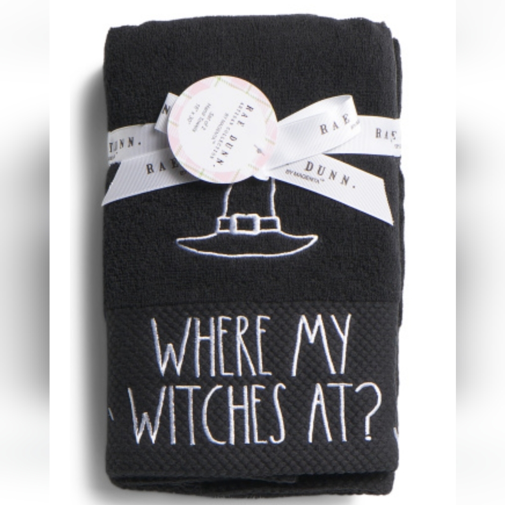 *** Last Set Rae Dunn Halloween Towels.